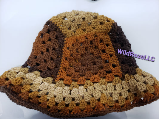 Granny Square Bucket Hat -Custom Create Your Own